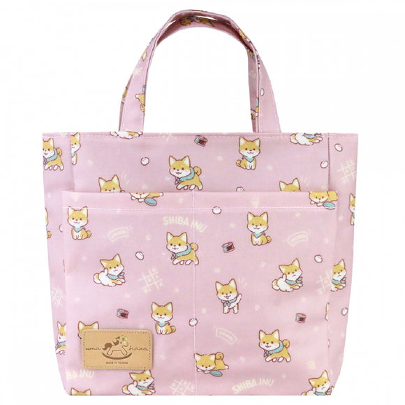 Double Pocket Bag | UMA005 |Shiba Inu Pink