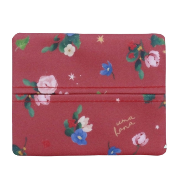 Tissue Coin Pouch | UMA009 | Little Flowers Red