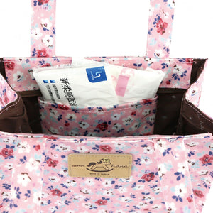 Signature Vertical Tote Bag (M) | UMA028 | Friends Forever Pink