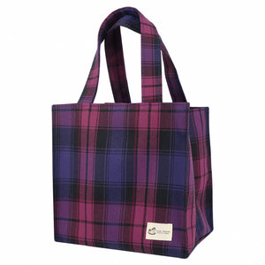 Lunch Bag (S) | UMACH086 | Checkered Purple