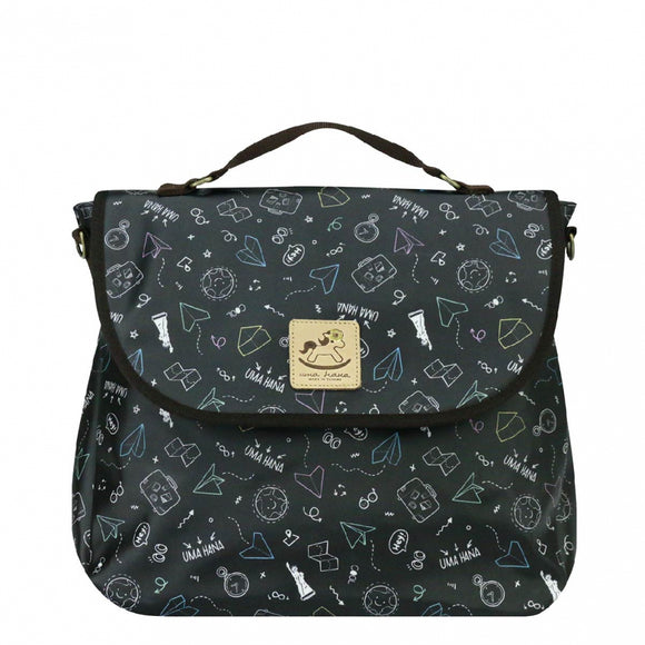 Three Ways Backpack Bag 三用包 | UMA044CH | Paper Airplane Black