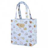 Signature Vertical Tote Bag (M) | UMA028 | Cute Dog Sky Blue