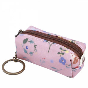 Lipstick Coin Pouch with Key Ring | UMA011 | Hide and Seek Pink