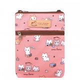Amber Crossbody Bag | UMA251 | Tabby Cat Pink