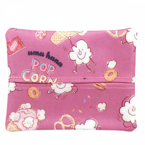 Tissue Coin Pouch | UMA009 | Popcorn Pink