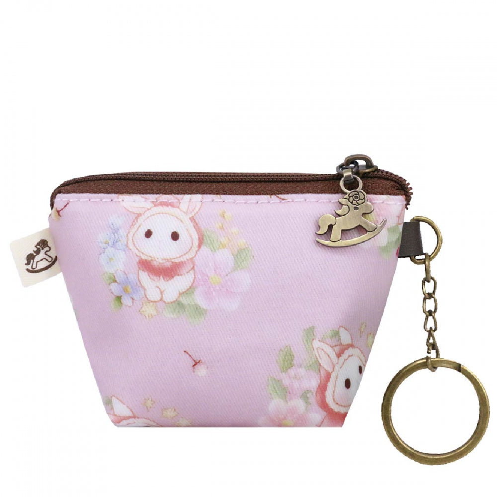 Imitation knit cute mini schoolbag female coin purse key chain convenient change  coins package