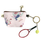 Dumpling Coin Pouch with Keyring | UMA018 | Little Red Rabbit Blue