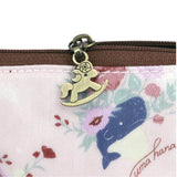 Dumpling Coin Pouch with Keyring | UMA018 | Little Red Rabbit Blue