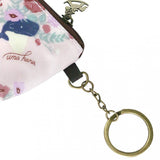Dumpling Coin Pouch with Keyring | UMA018 | Tabby Cat Pink