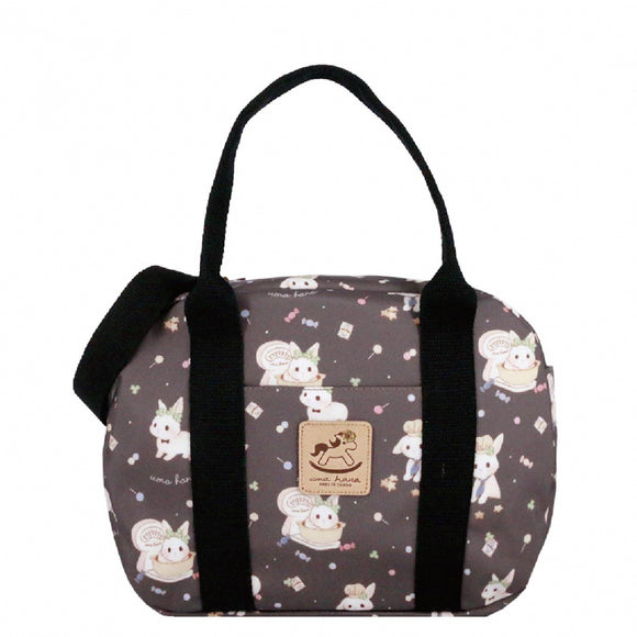 Miffy Crossbody Tote Bag | UMA214 | Bunny on Scale Grey