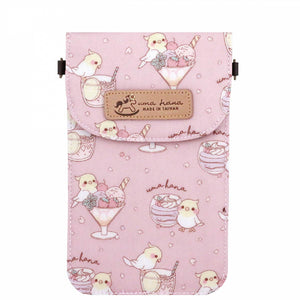 Flip Handphone Pouch w Strap | UMA151 | Dessert Parrot Pink