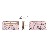 Zipper Long Wallet with Wristlet | UMA207 | Baby Corgi Pink