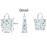 A4 Bucket Bag | UMA091 | Floral Bunny Sky Blue