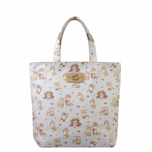A4 Bucket Bag | UMA091 | Fox and Flower Grey