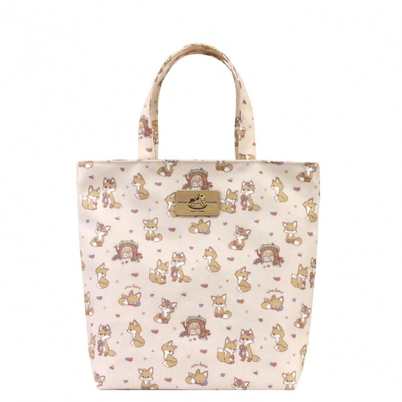 A4 Bucket Bag | UMA091 | Fox and Flower Pink