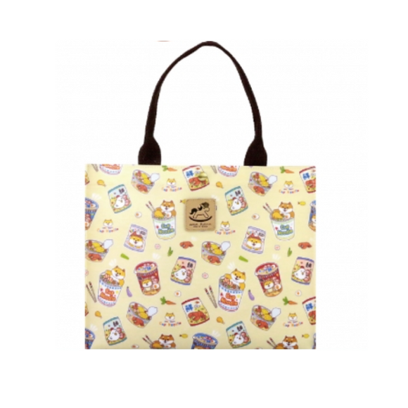 Big Bento Bag (Button) | UMA213 | Shiba Cup Noodle Yellow