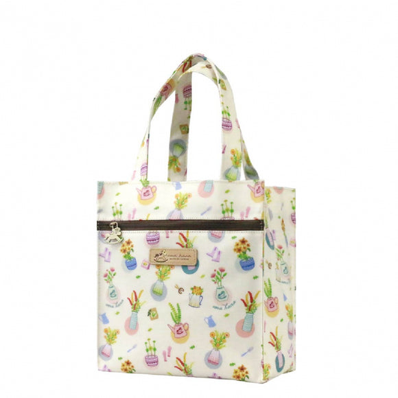 New Tote Bag |  UMA230 | Pineapple Vase Cream