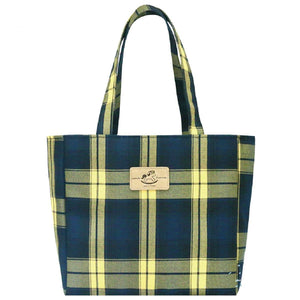 Medium Tote Bag | UMA001CH | Checkered Yellow