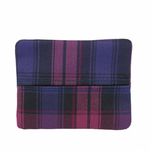 Tissue Coin Pouch | UMA009CH | Checkered Purple