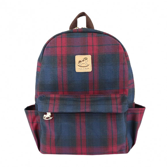 Medium Backpack | UMA186CH | Checkered Red