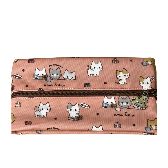 Tissue Mask Pouch (50pcs) | UMA201 | Cutie Cat Pink