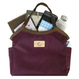 Premium Monochrome Medium Shoulder Bag | Nylon Purple
