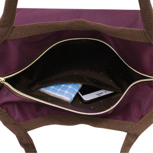 Premium Monochrome Medium Shoulder Bag | Nylon Navy