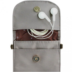 Flip Handphone Pouch w Strap | UMA151SC | Nylon Mocha