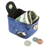 Box Coin Pouch | UMA232 | Ice Cube Penguin Blue