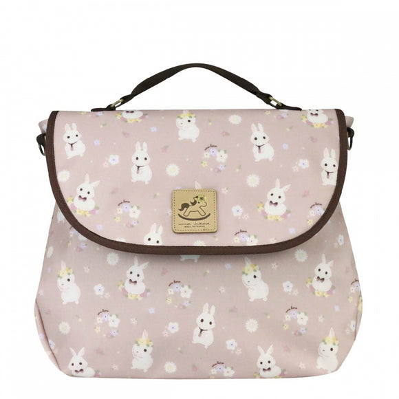 Three Ways Backpack Bag 三用包 | UMA044 | Flower Bunny Pastel Pink