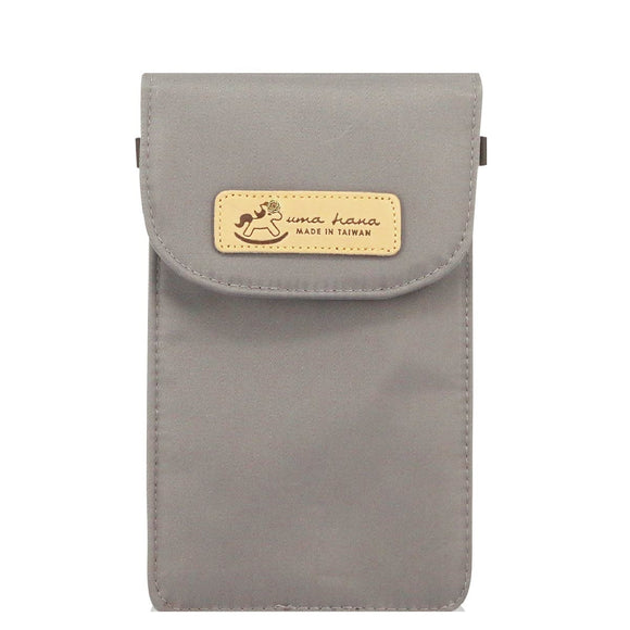 Flip Handphone Pouch w Strap | UMA151SC | Nylon Grey
