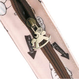 4 Zippers Crossbody Bag | UMA170 | Baby Corgi Pink