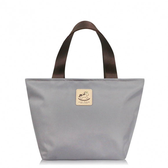Premium Monochrome Travel Tote Bag | UMA046SC | Nylon Grey